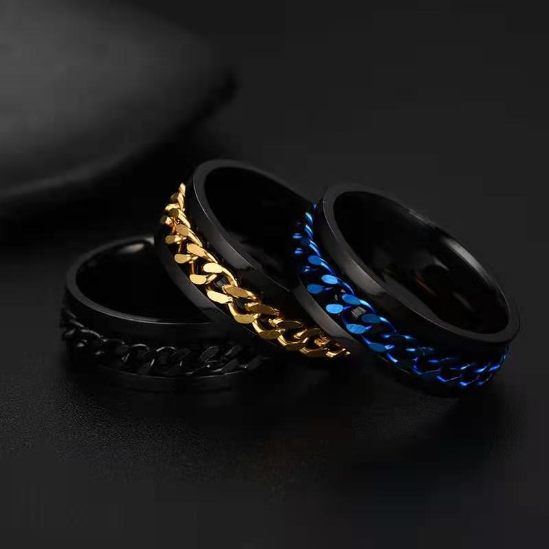 Quality Men'S Accessories - High Quality Stainless Steel Rotatable Couple