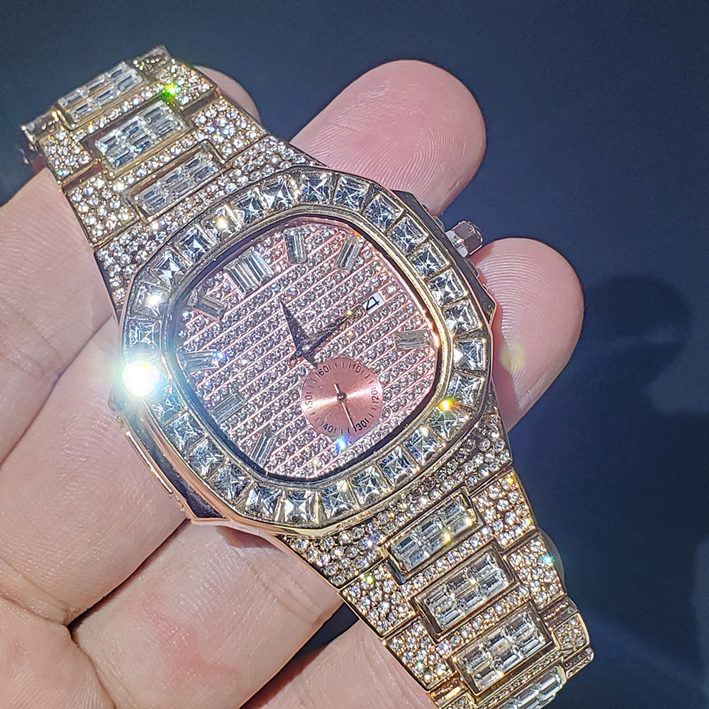 Men'S Accessories Luxury Brands - Nautilus Iced Out Watch Men Luxury