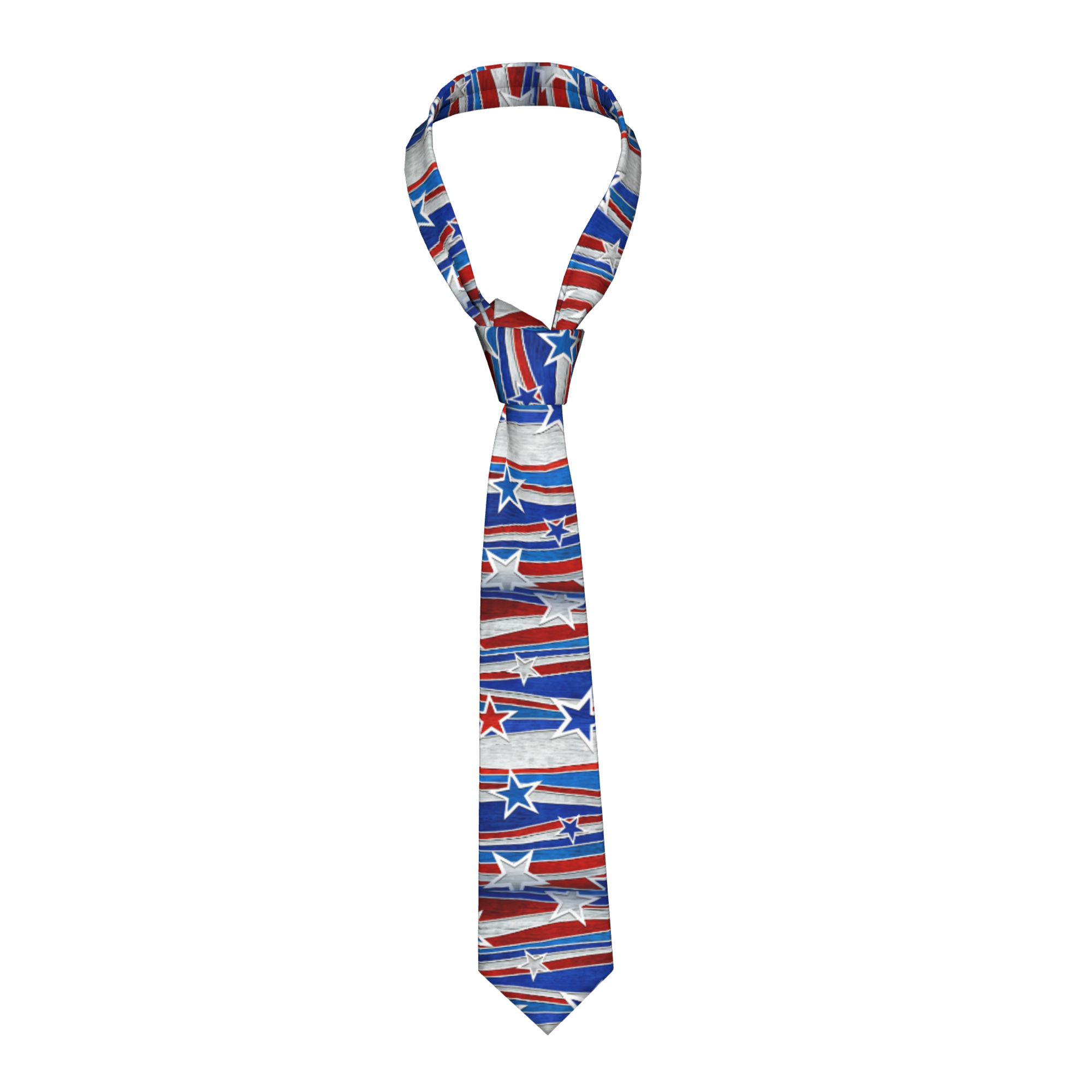 Quality Men'S Accessories - French Flag Stripes Tie Retro Casual
