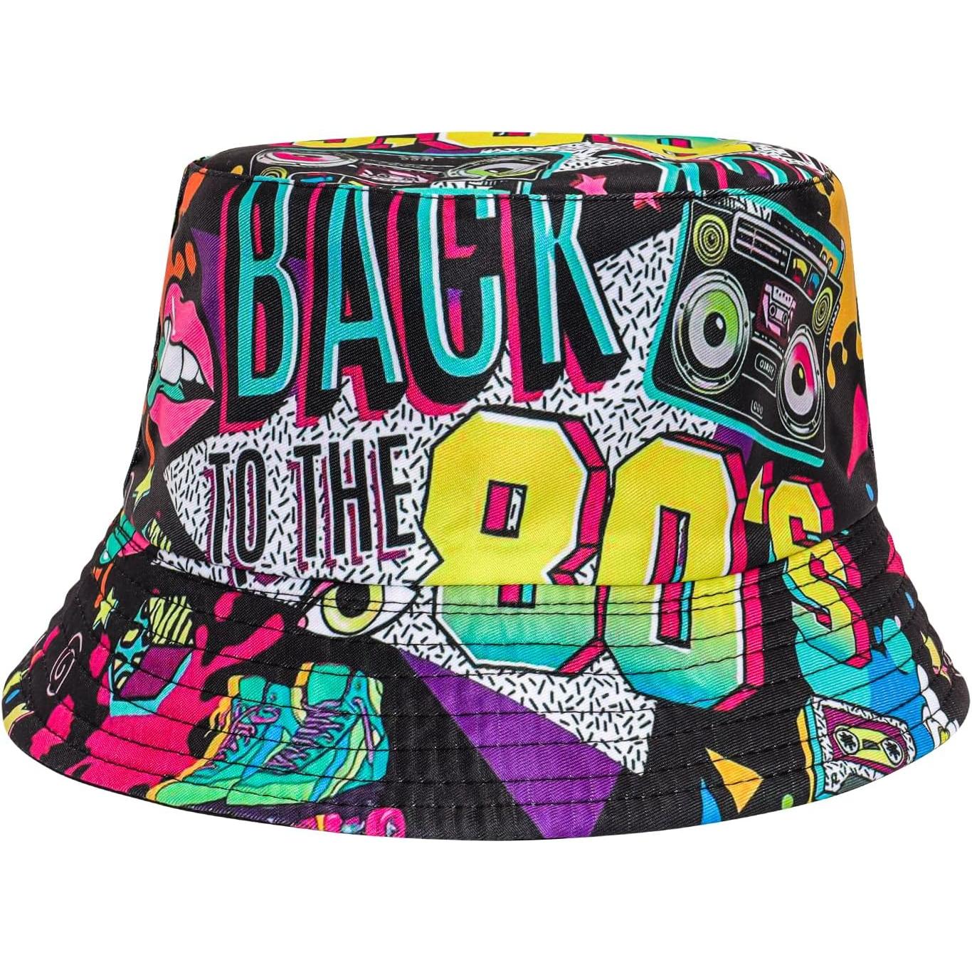 Men'S Accessories In The 90S - Fashion 80s 90s Bucket-Hat Fishing-Hat Packable
