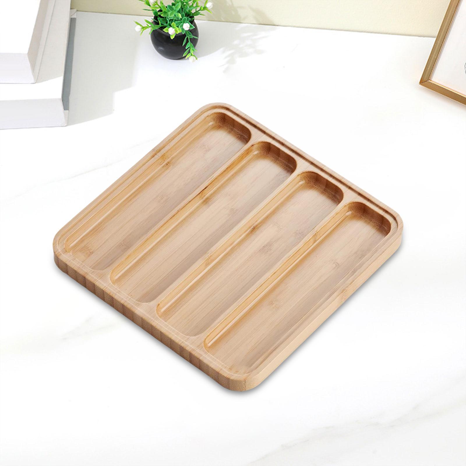 Men'S Accessories Organizer Tray - Wood Watch Band Organizer Holder Stand