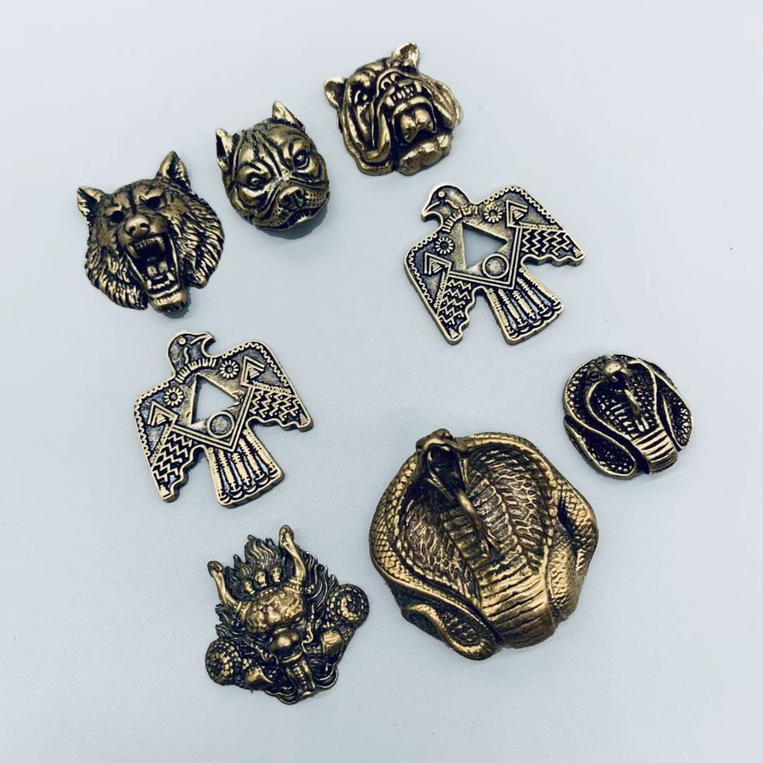 Quality Men'S Accessories - Personality 3D Eagle Carving DIY Metal