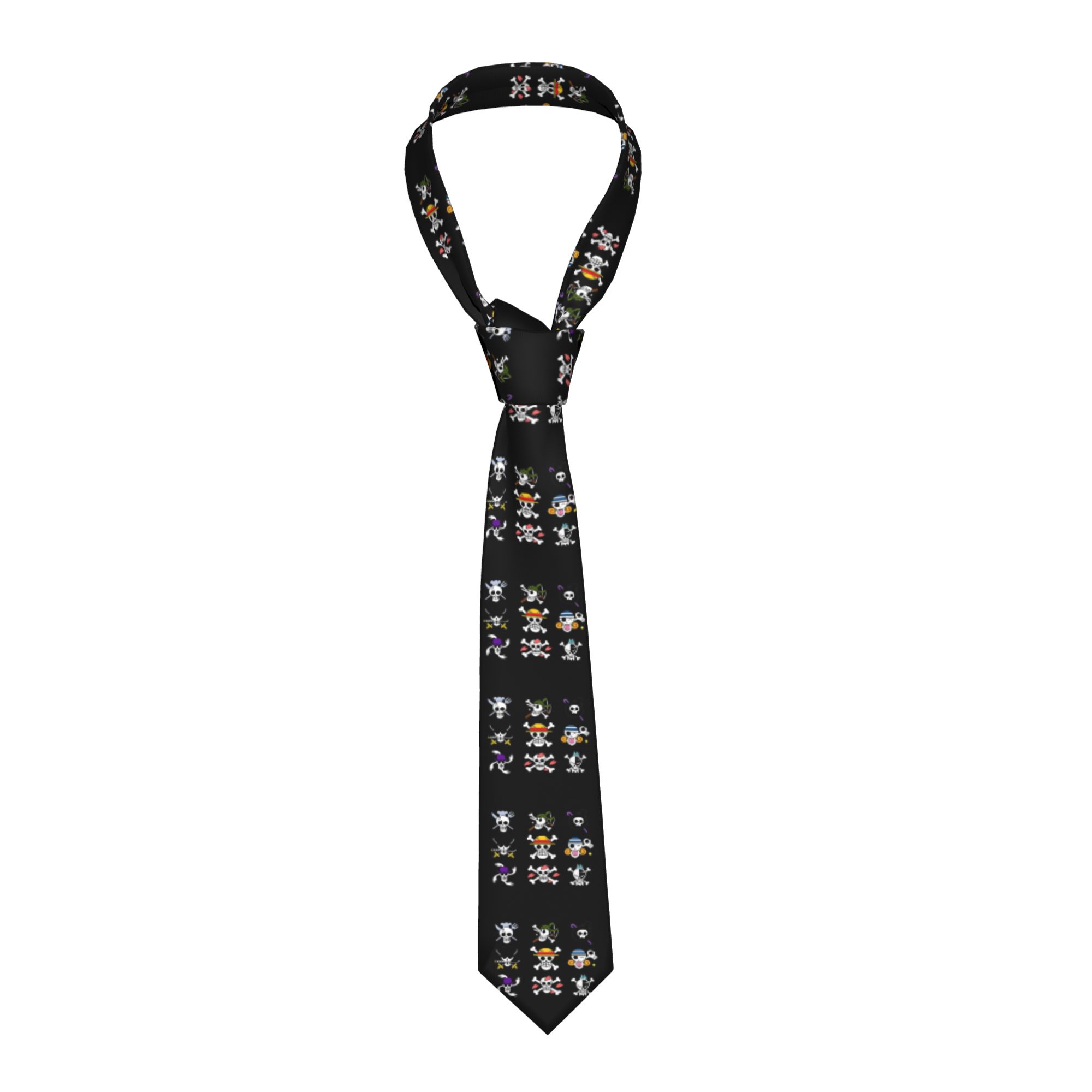 Men'S Accessories In The 90S - Necktie One Pirate Flag Logo Pieces