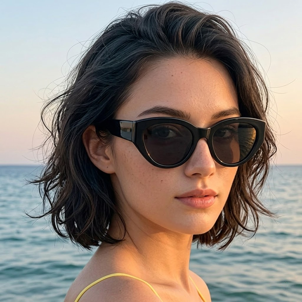 Men'S Accessories Luxury Brands - Women Men Classic Cat-Eye Polarized Sunglasses