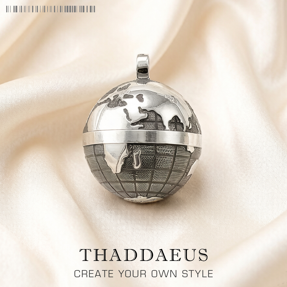 Men'S Accessories Jewelry Brands - Pendant Gray Globe,Brand New Fashion Jewelry