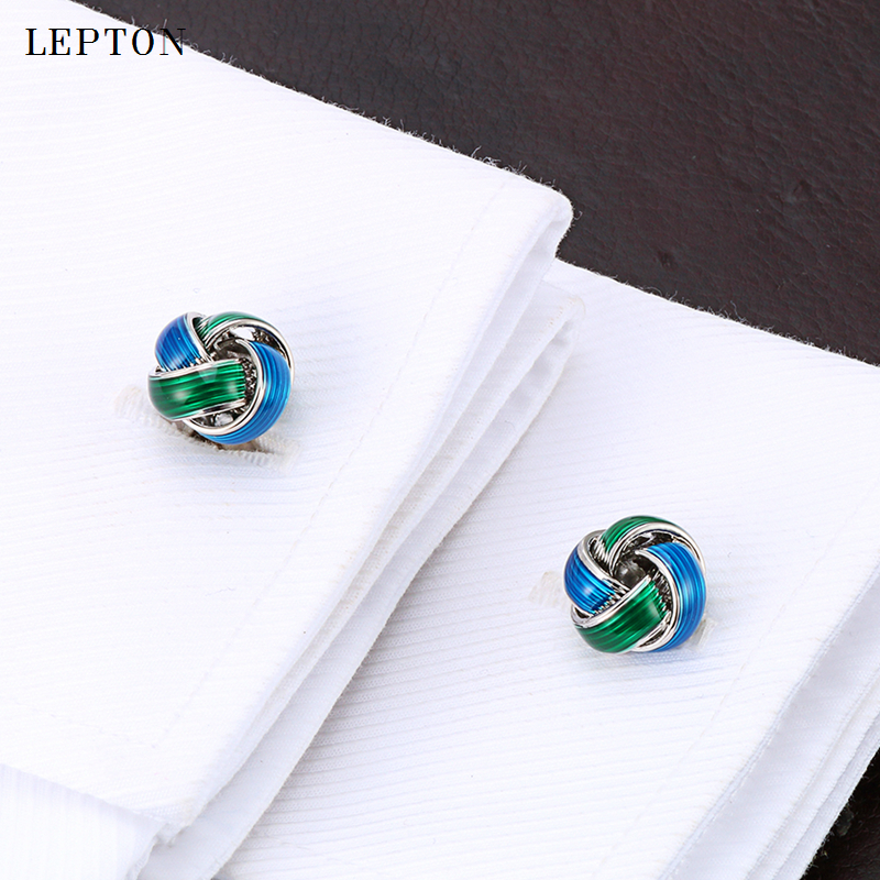 Men'S Accessories Affordable - Lepton Fashion Men's Metal Cufflinks Knot