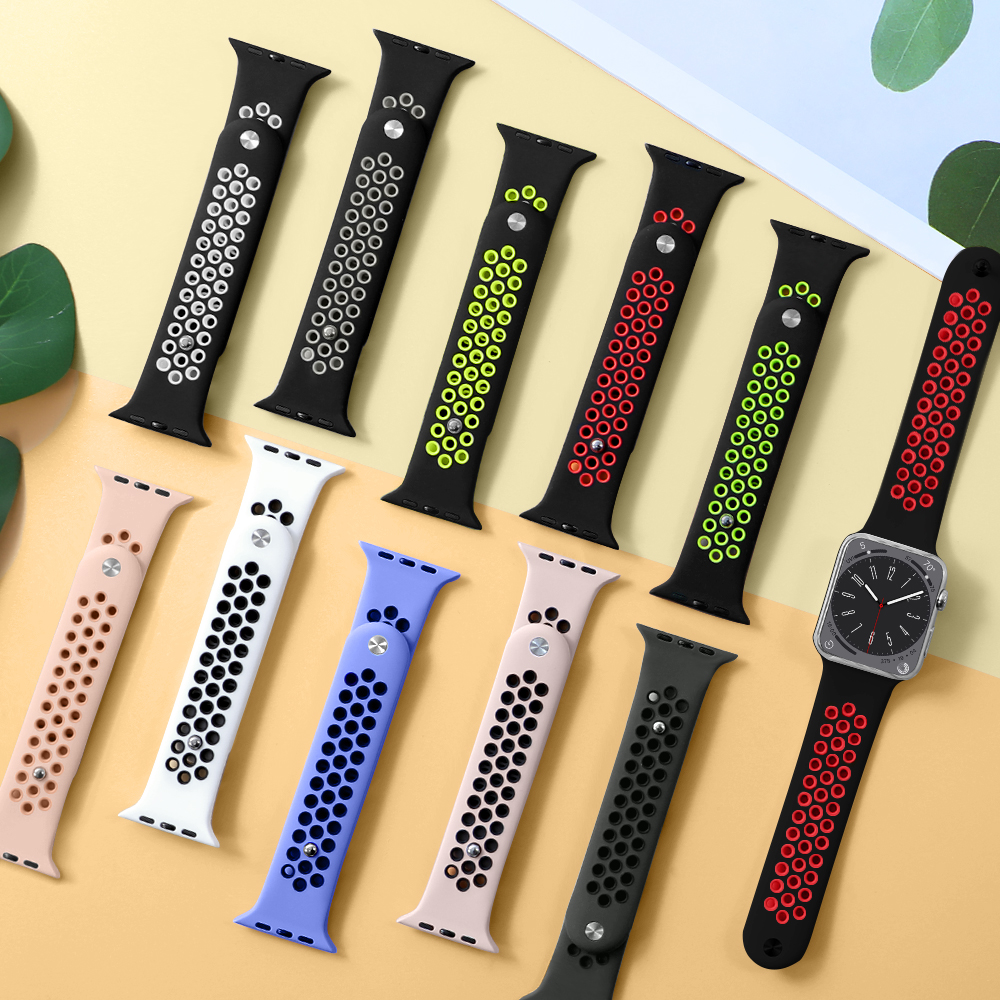 Men'S Accessories Nike - Two sections Silicone Strap For Apple