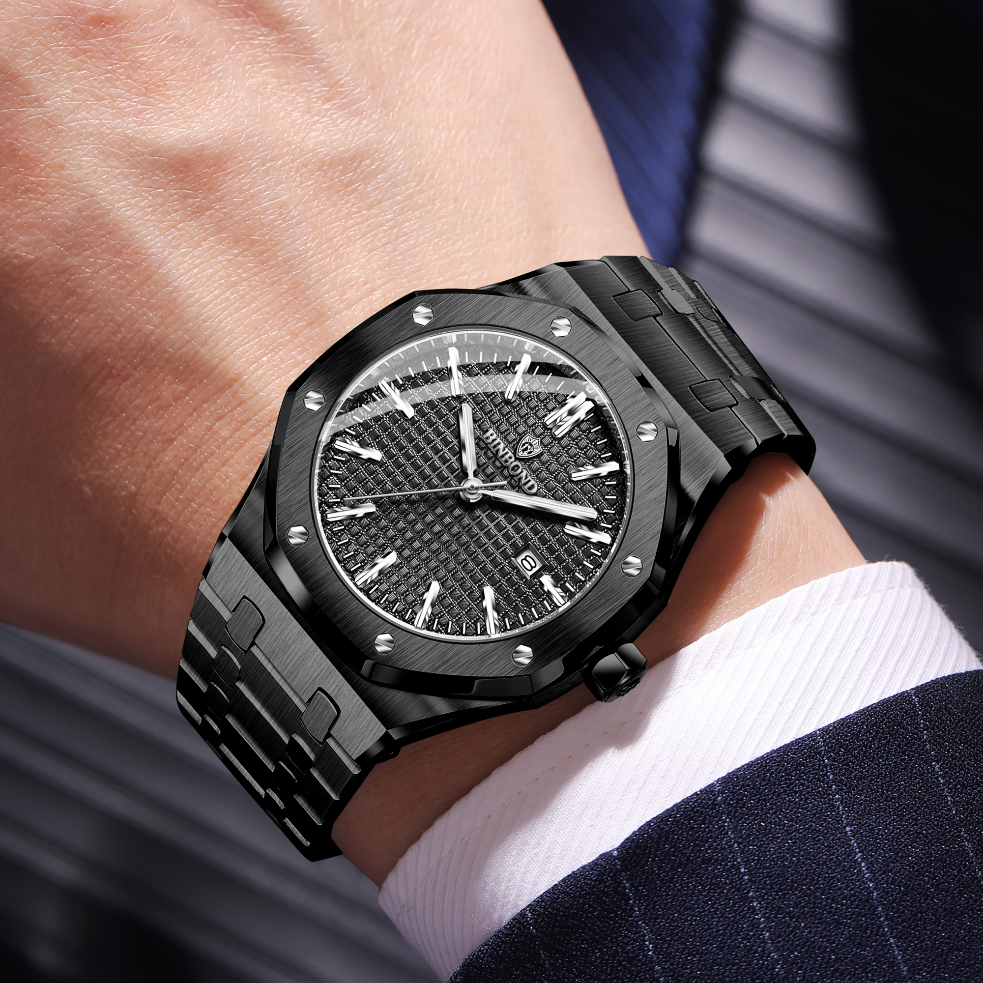 BINBOND Orginal Brand Stainles - Men'S Accessories Luxury Brands 评论和价格