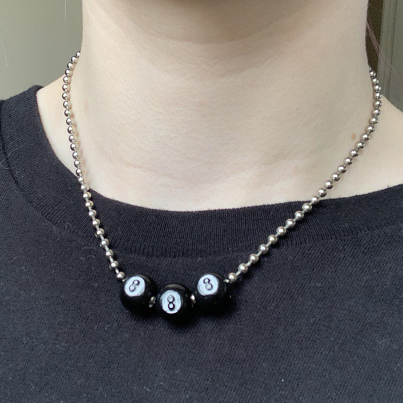 Kpop Fashion Vintage Black 8 B - Men'S Accessories In The 90S 评论和价格