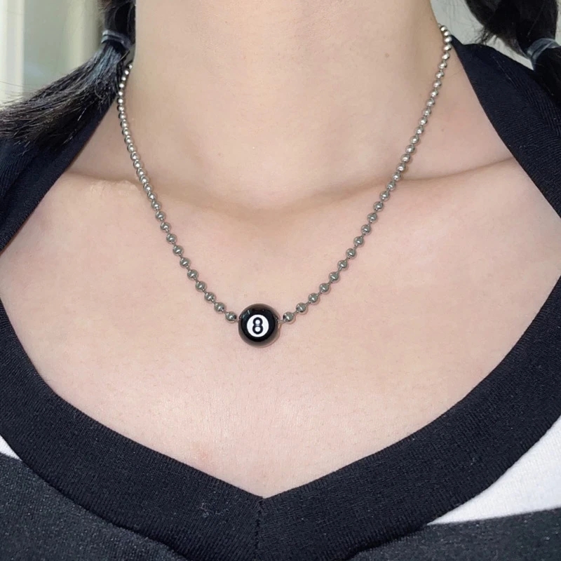 Kpop Fashion Vintage Black 8 B - Men'S Accessories In The 90S 评论和价格