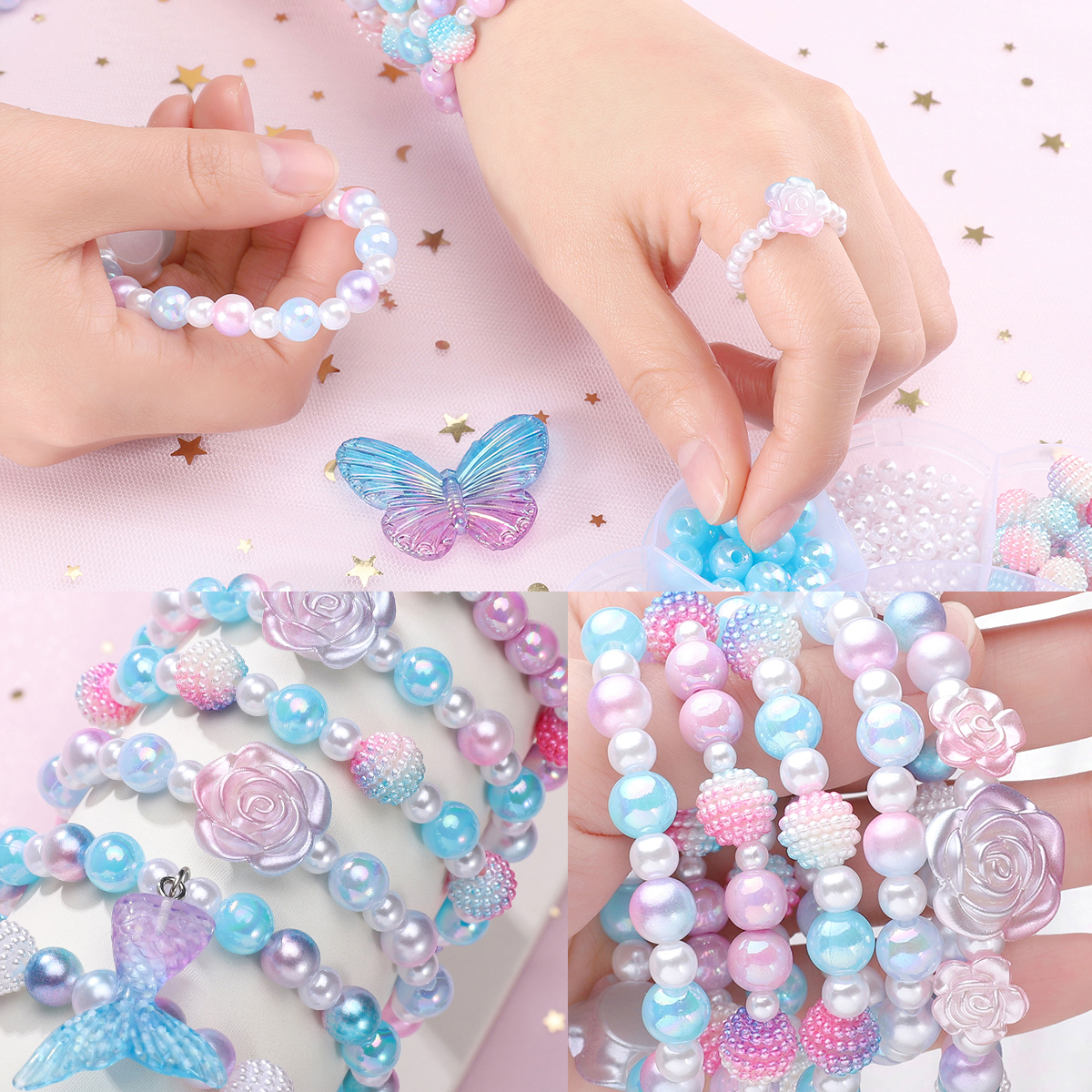 13Grid 0.6-2.6cm Mermaid Color - Men Accessories Earrings 评论和价格