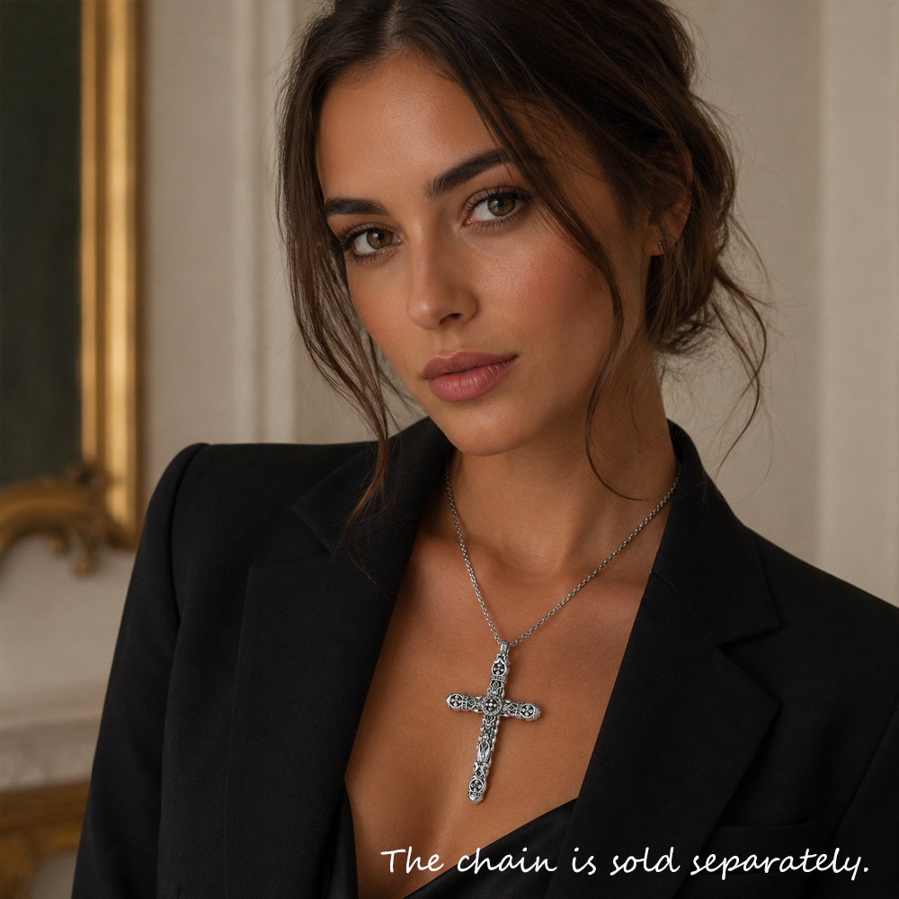 Richly Ornamented Cross Pendan - Men'S Accessories Jewelry Brands 评论和价格