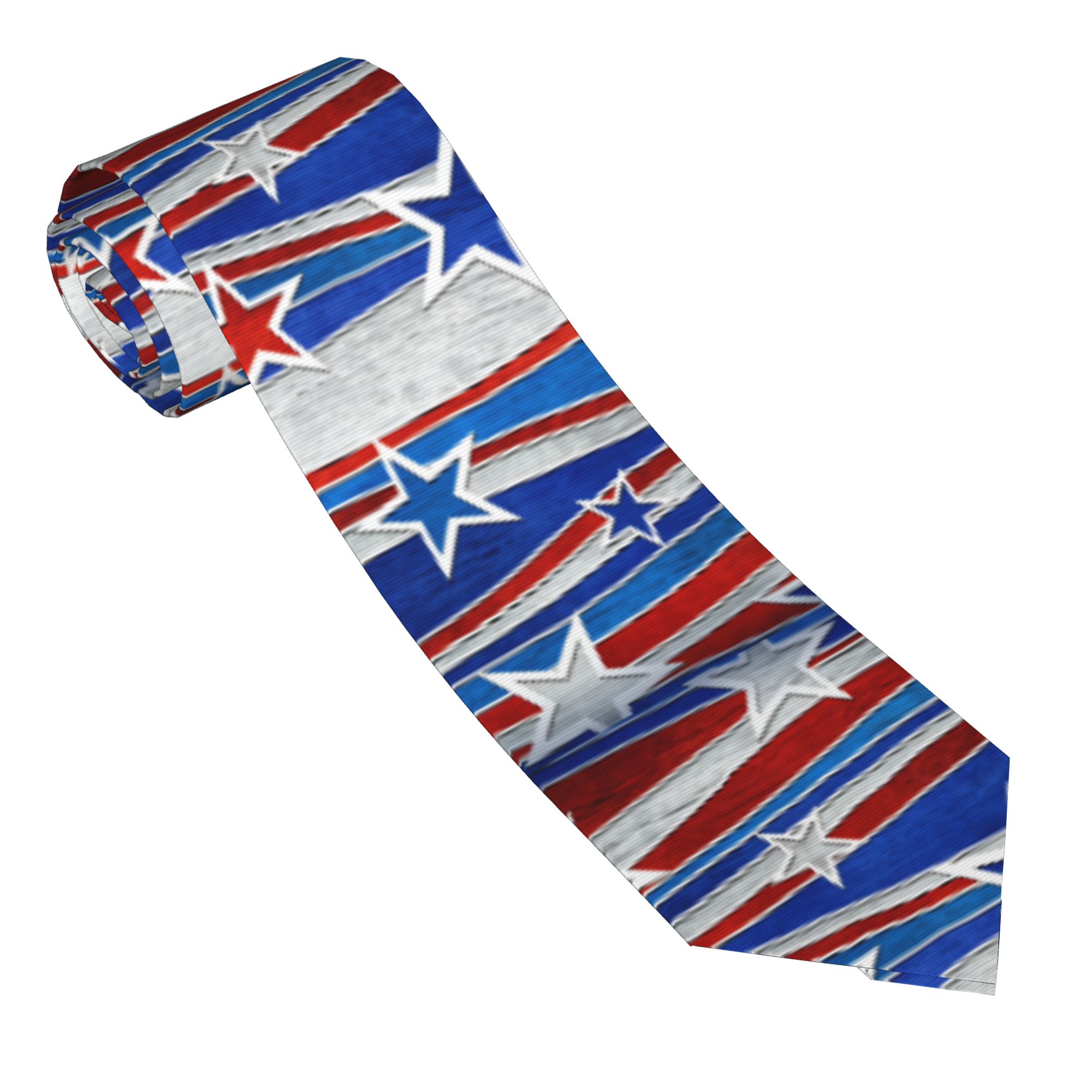 French Flag Stripes Tie  Retro - Quality Men'S Accessories 评论和价格