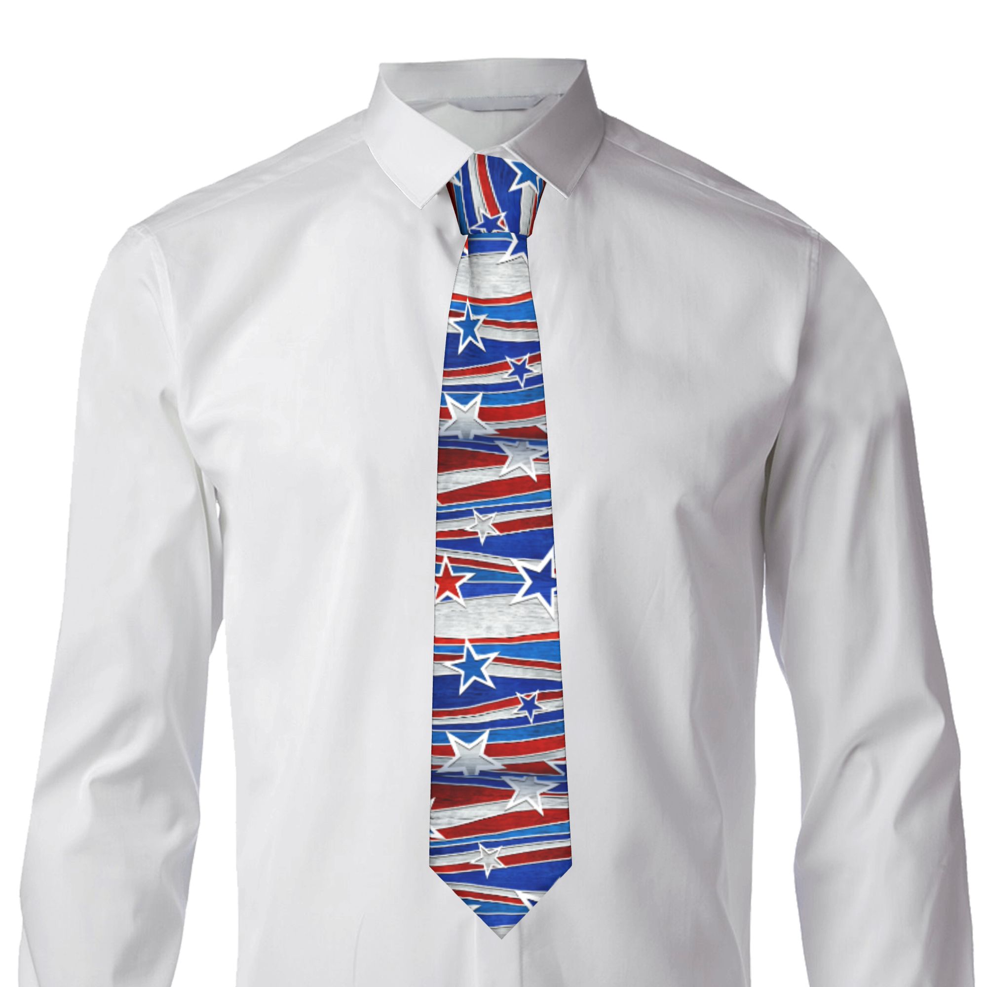 French Flag Stripes Tie  Retro - Quality Men'S Accessories 评论和价格