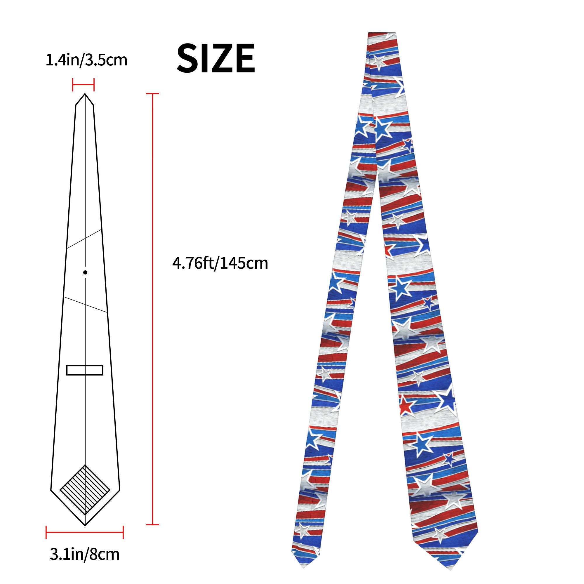 French Flag Stripes Tie  Retro - Quality Men'S Accessories 评论和价格