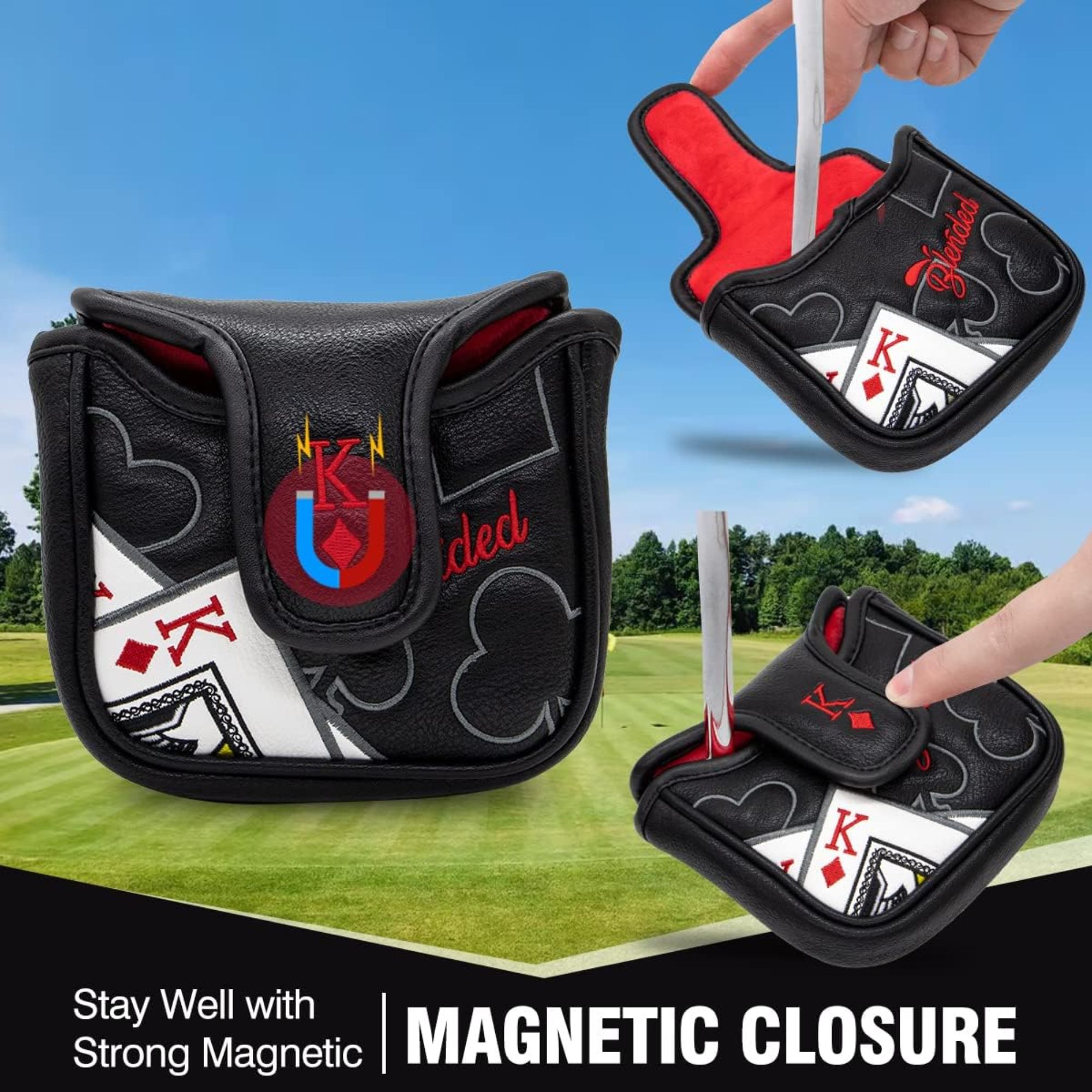 King Of Hearts Embroidered Mal - Men'S Mens Accessories 评论和价格