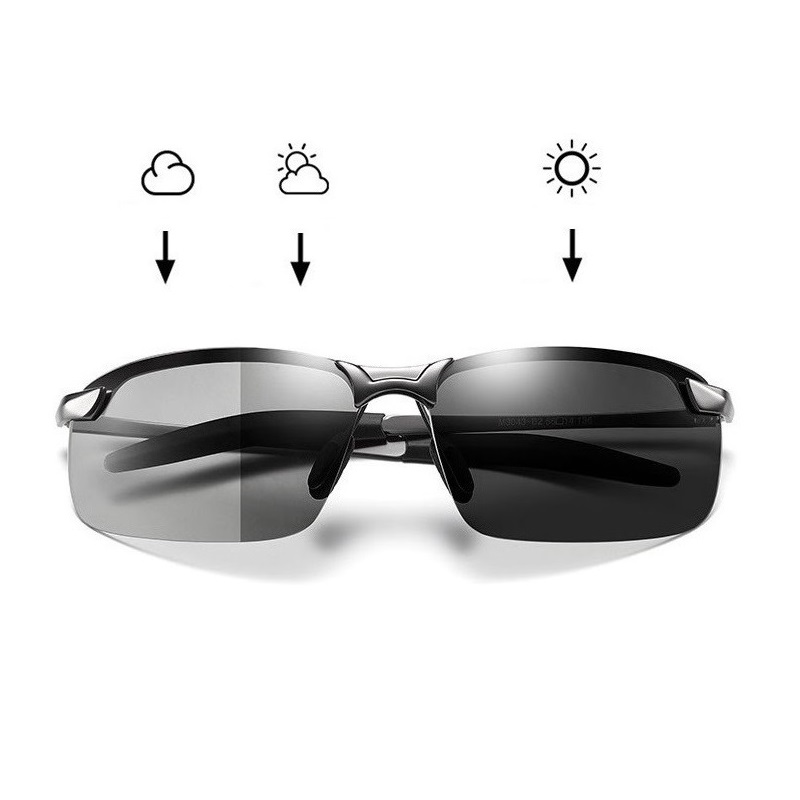 Classic Photochromic Sunglasse - Sunglasses Polarized Men 评论和价格