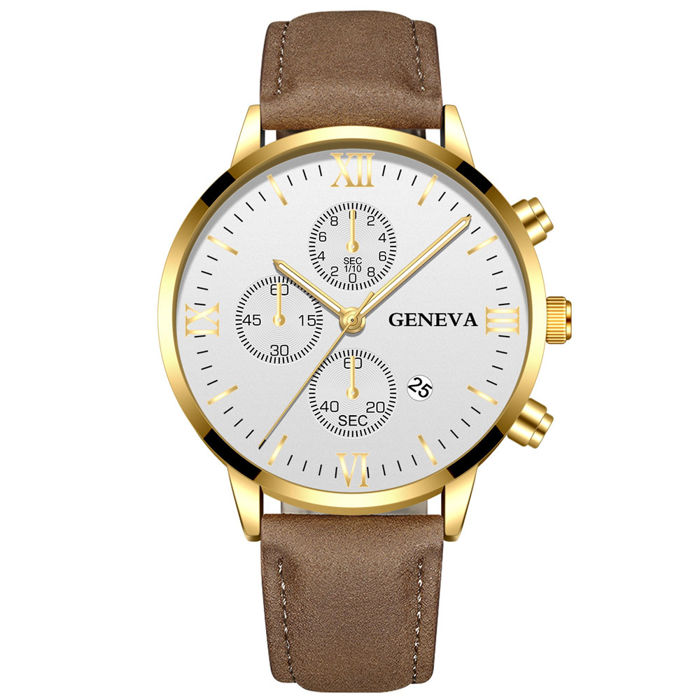 Geneva Fashion  Men Date Alloy - Men'S Accessories Luxury Brands 评论和价格