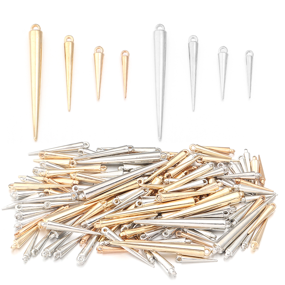 50-200pcs Cone Charms Pendants - Men Accessories Earrings 评论和价格