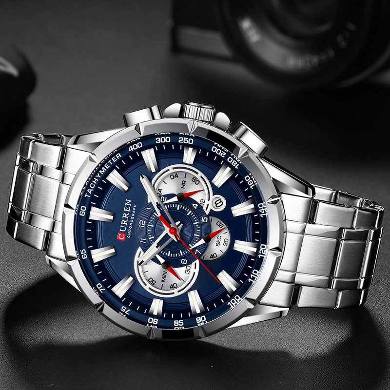 CURREN Wrist Watch Men Waterpr - Men'S Accessories Luxury Brands 评论和价格