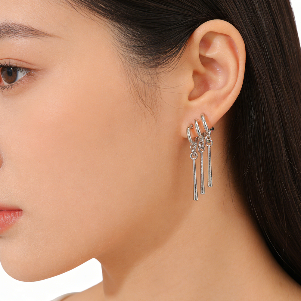 1pair One Piece Zoro Anime Cos - Men Accessories Earrings 评论和价格