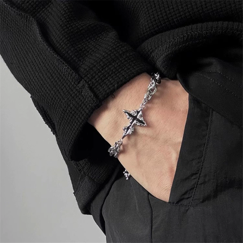 Punk Black Cross Pendant Chain - Men'S Accessories In The 90S 评论和价格