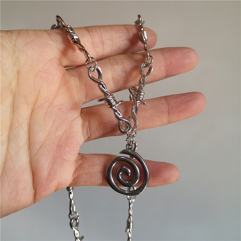 Punk Spiral Vortex Pendant Tho - Men'S Accessories In The 90S 评论和价格