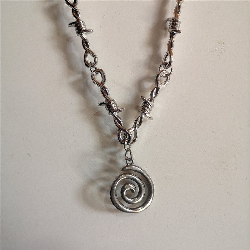 Punk Spiral Vortex Pendant Tho - Men'S Accessories In The 90S 评论和价格
