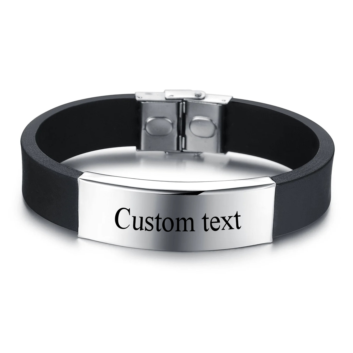 Punk Custom Logo Name Silicone - Men'S Accessories Luxury Brands 评论和价格