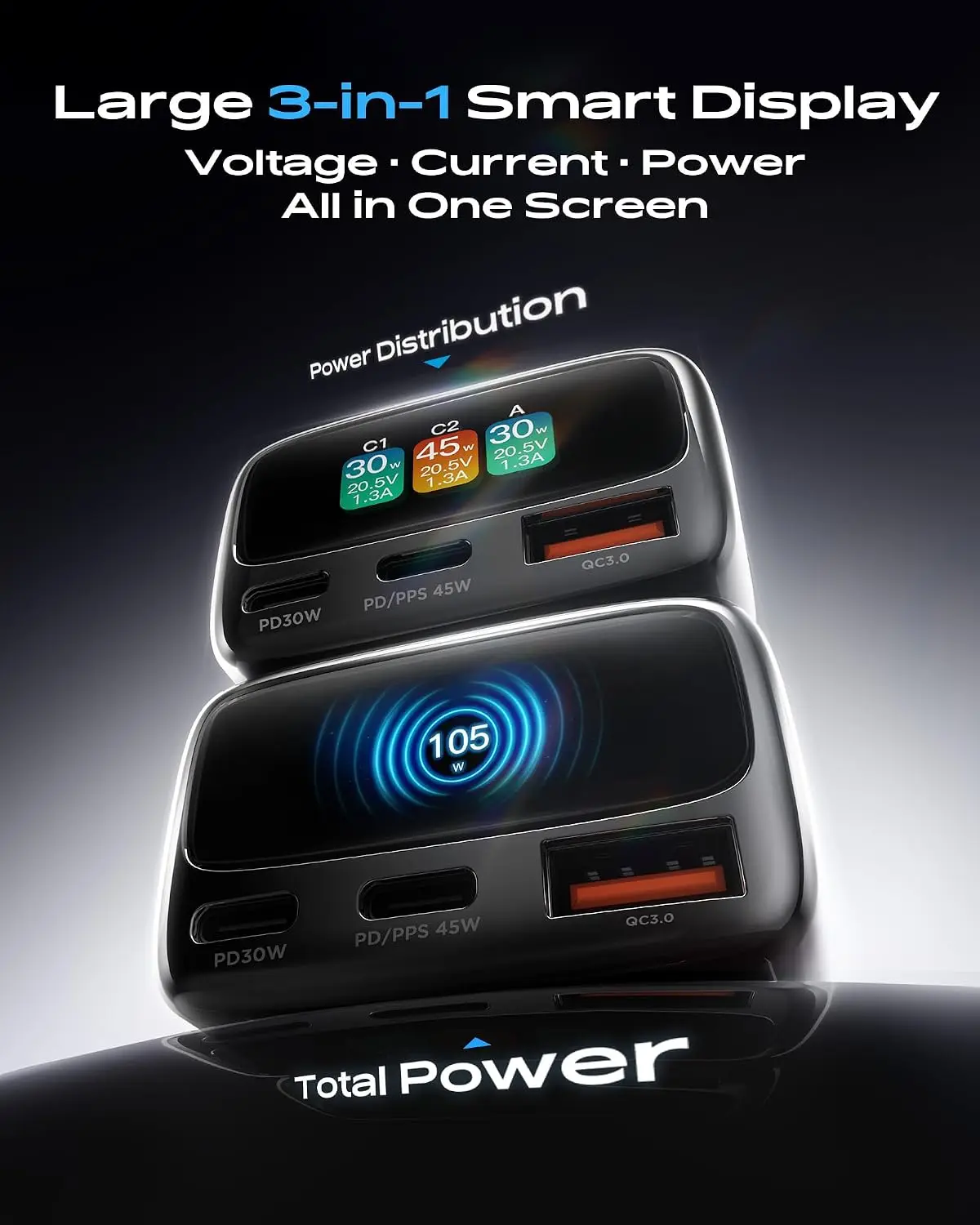 105W USB C Car Charger with Di - Men'S Mens Accessories 评论和价格