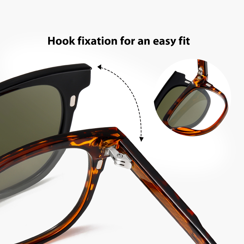 Fashion Sunglasses Man Clip On - Sunglasses Polarized Men 评论和价格
