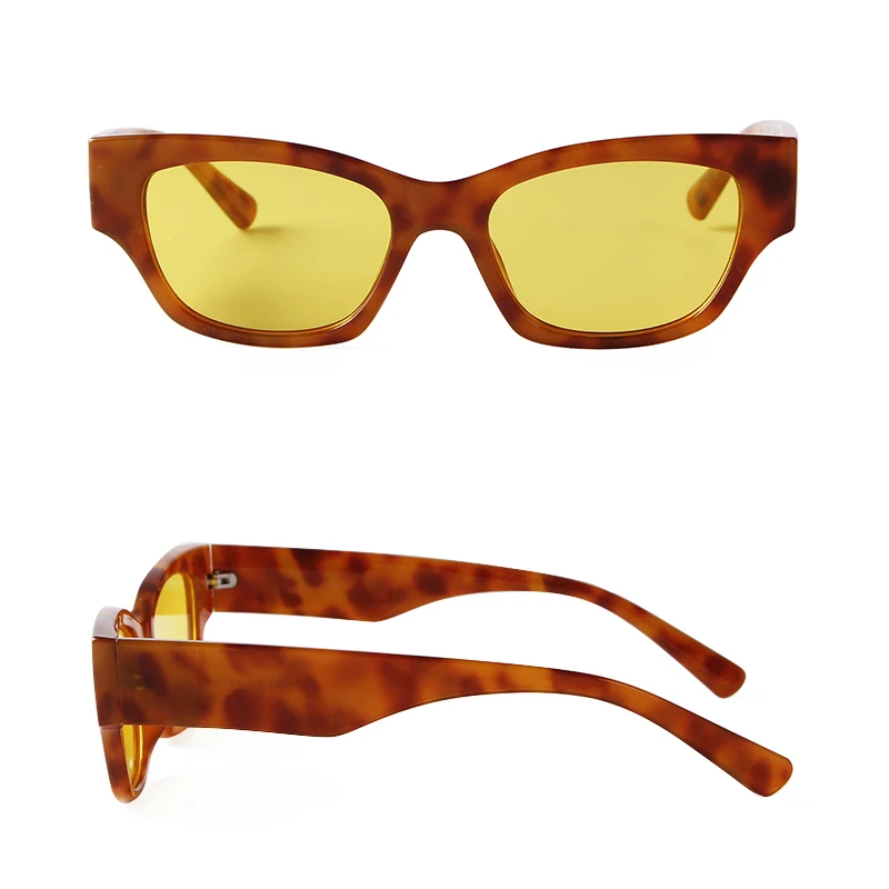Fashion Yellow Women Cat Eye S - Men'S Accessories In The 90S 评论和价格