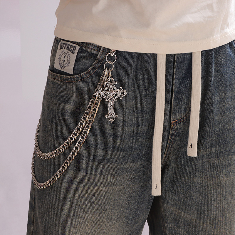 Fashion Punk Metal Pants Chain - Men Accessories All 评论和价格