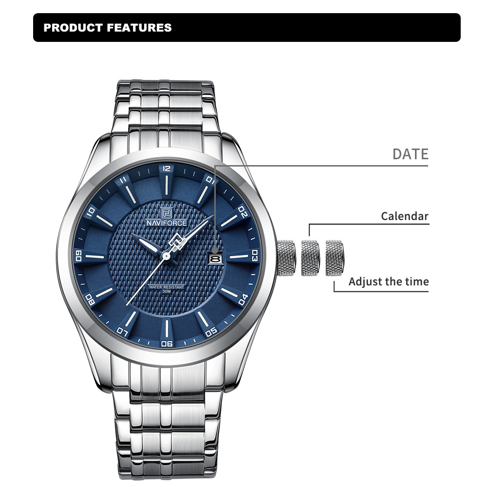 NAVIFORCE Brand Business Luxur - Men'S Accessories Luxury Brands 评论和价格