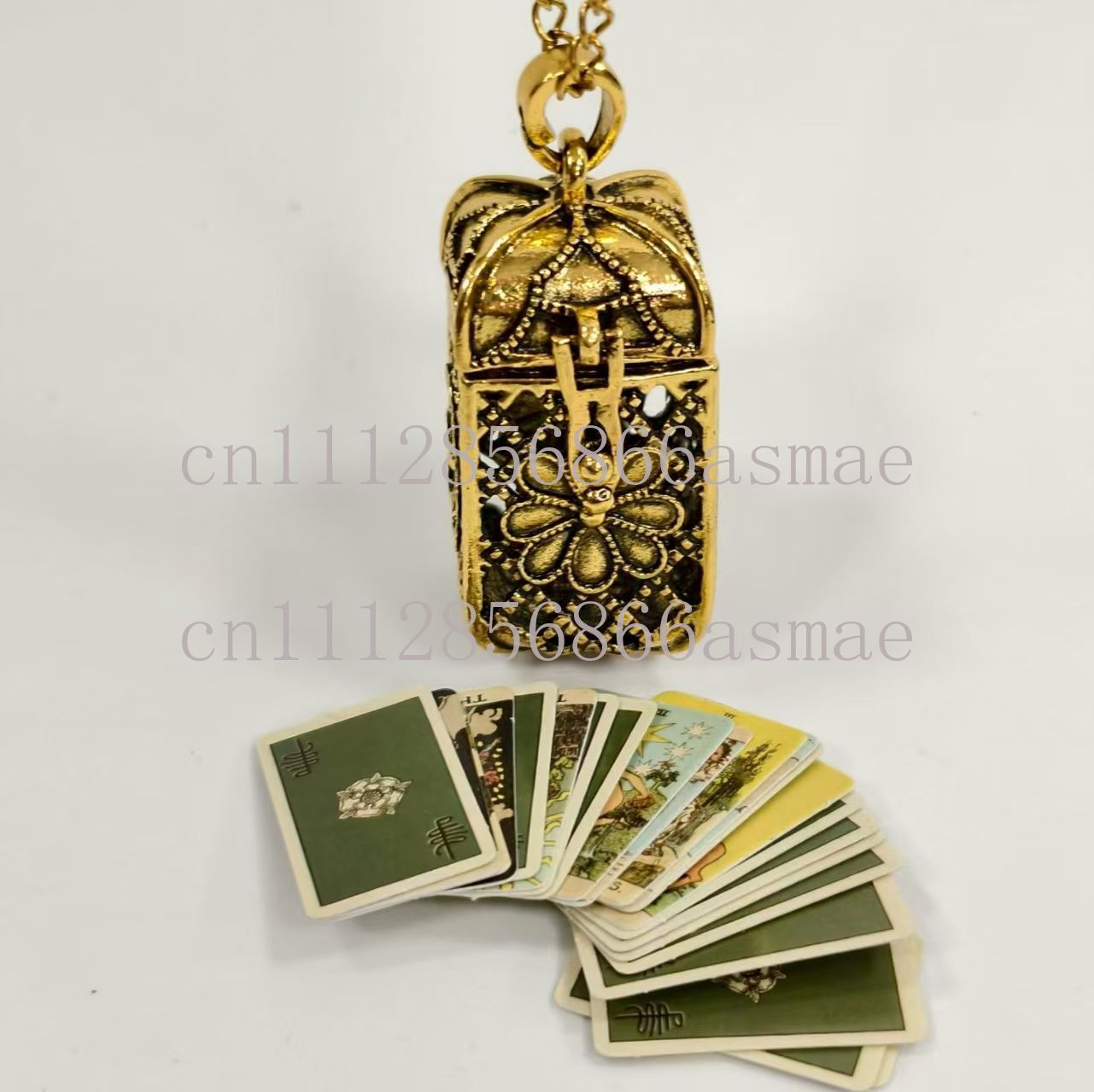 Vintage Alloy Tarot Card Penda - Men'S Mens Accessories 评论和价格