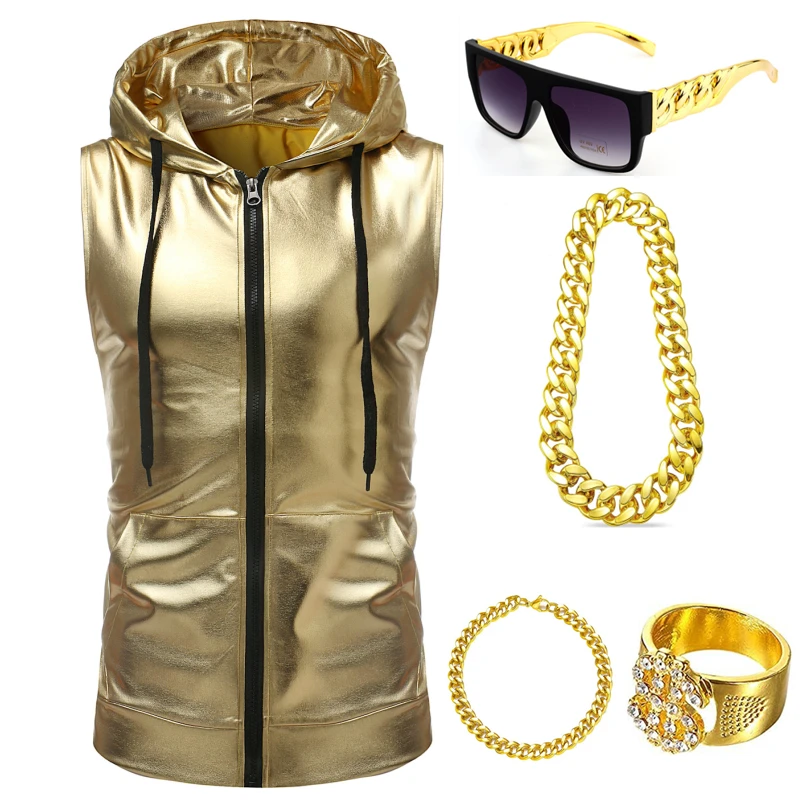 80s 90s Hip Hop Costumes Outfi - Men'S Accessories In The 90S 评论和价格