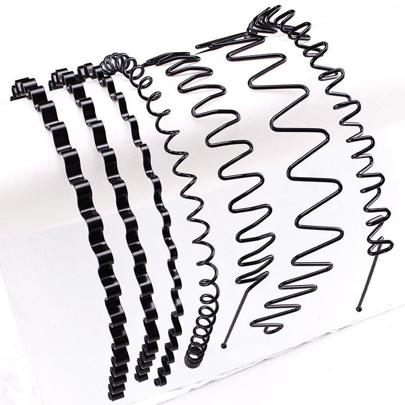 Unisex Metal Wavy Spring Hair  - Men Accessories Earrings 评论和价格