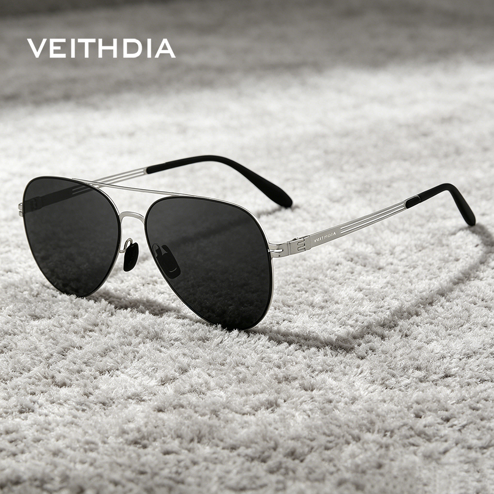 VEITHDIA Fashion Nylon Pilot S - Sunglasses Polarized Men 评论和价格