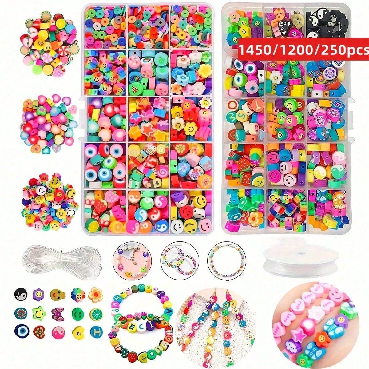 1450/1200/250pcs Polymer Clay  - Men Accessories Earrings 评论和价格