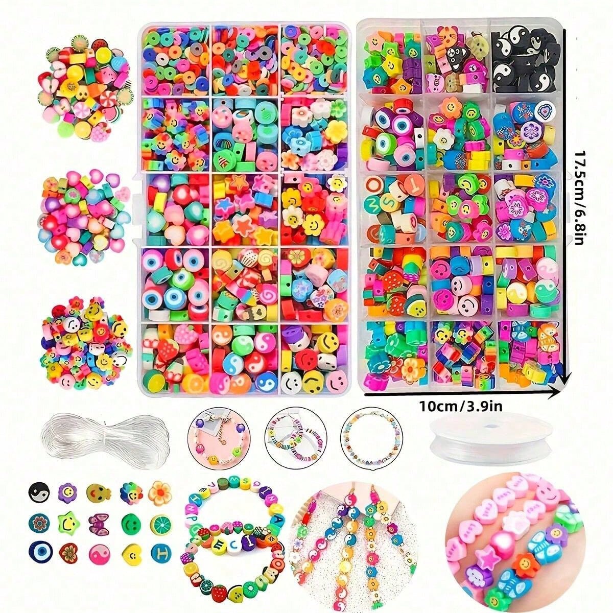 1450/1200/250pcs Polymer Clay  - Men Accessories Earrings 评论和价格