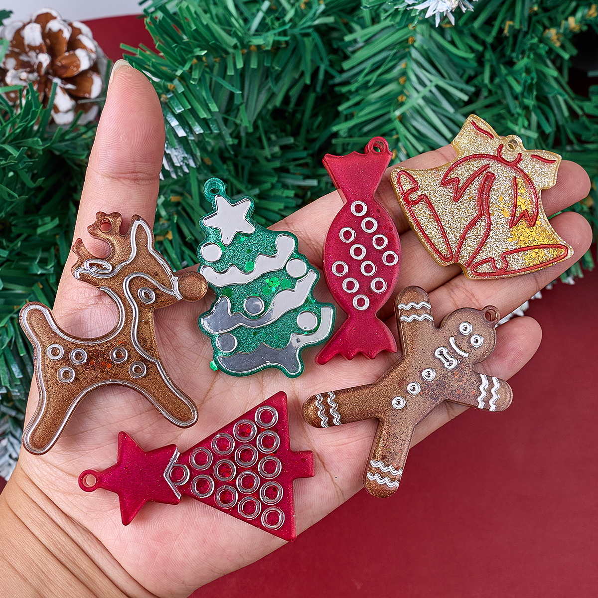 Christmas Series Earrings Pend - Men Accessories Earrings 评论和价格