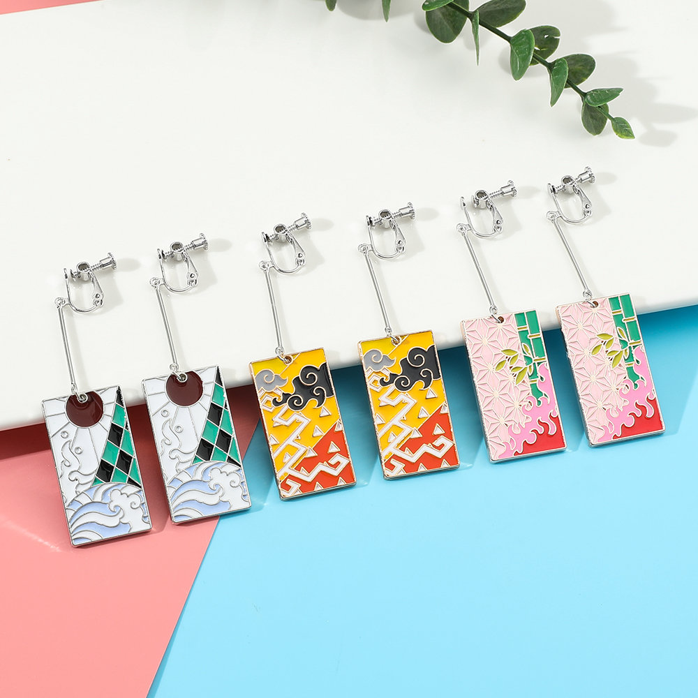 Anime Cartoon Periphery Fashio - Men Accessories Earrings 评论和价格
