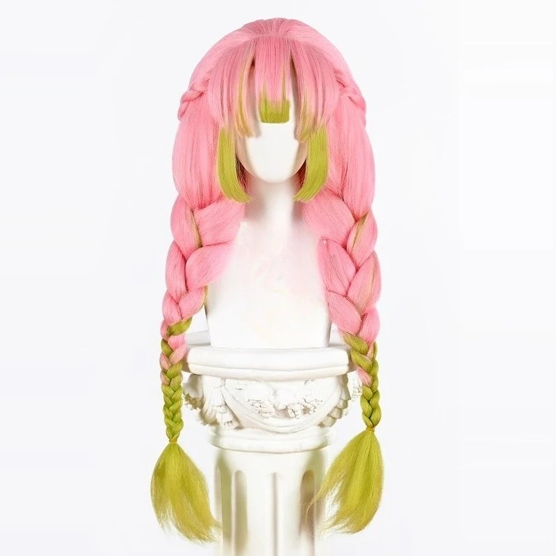 Kanroji Mitsuri Cosplay Wig Pi - Men Accessories For Party 评论和价格