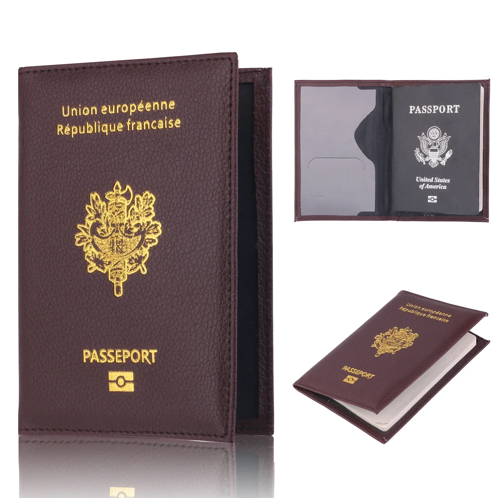 Women Men Travel Pu Passport H - Quality Men'S Accessories 评论和价格
