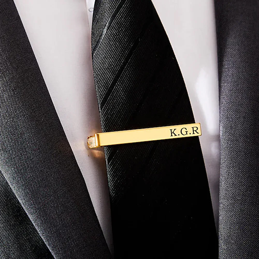 New Custom Carved Name Tie Cli - Quality Men'S Accessories 评论和价格