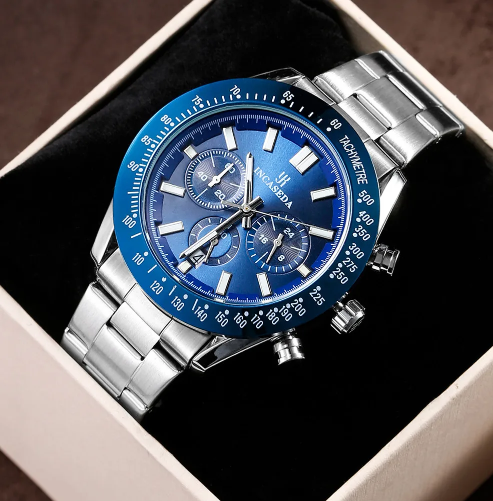 INCASEDA Men Watches Brand Lux - Men'S Accessories Luxury Brands 评论和价格