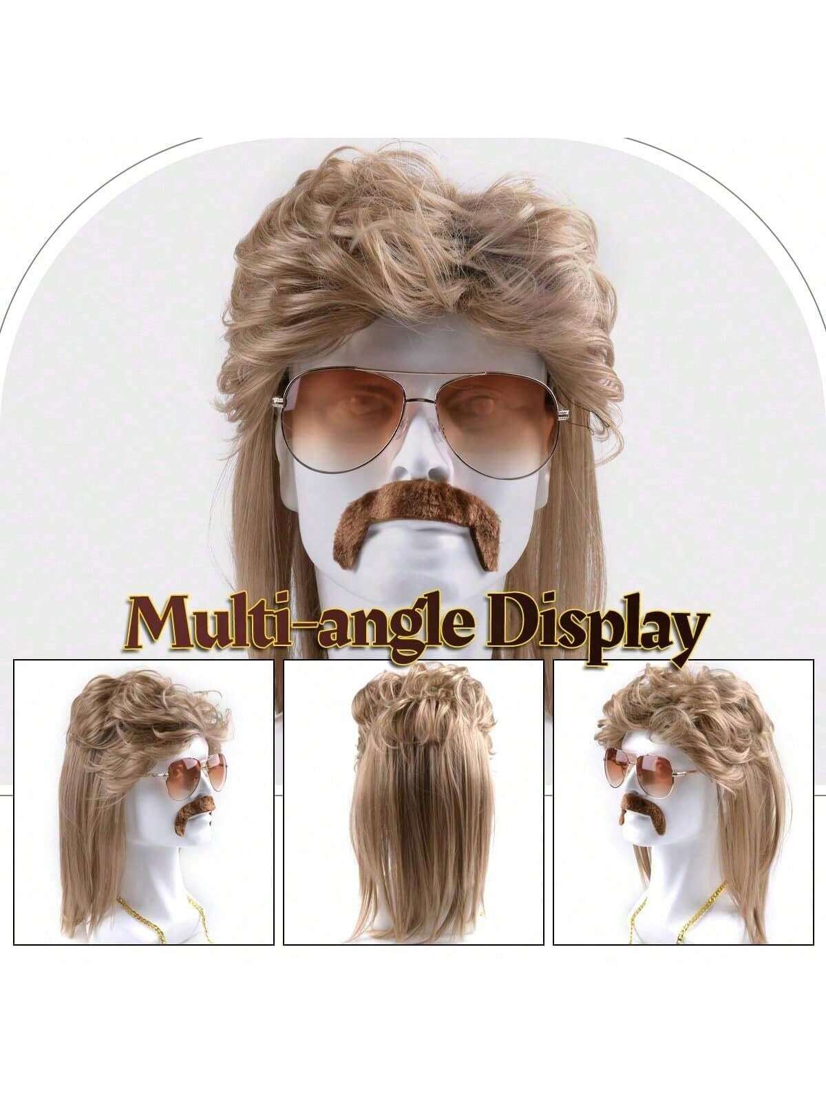 Mullet Wig 80s 90s Outfit Acce - Men'S Accessories In The 90S 评论和价格