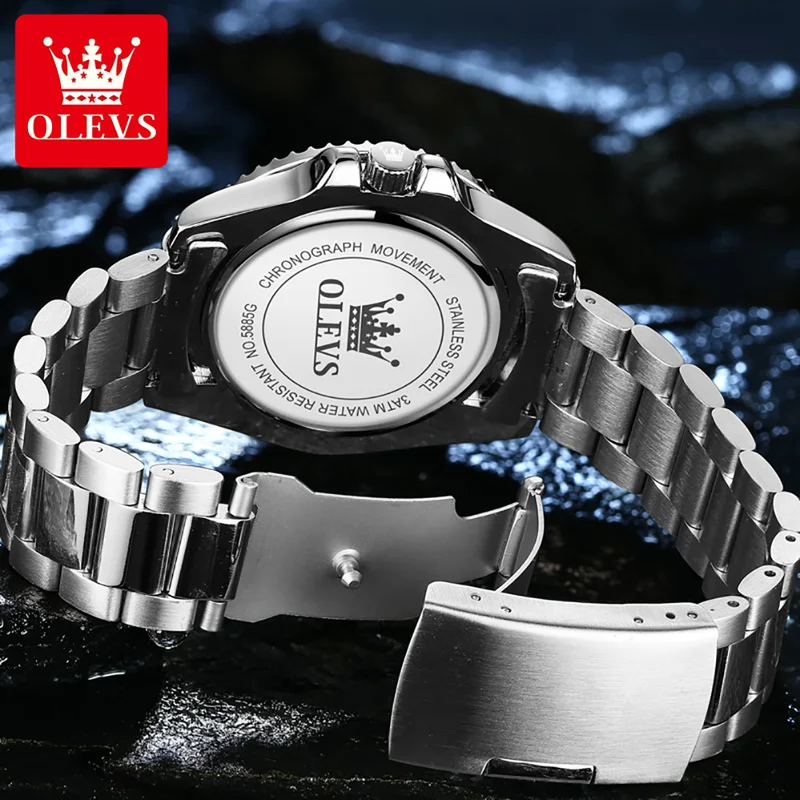 OLEVS Original Quartz Watch fo - Men'S Accessories Luxury Brands 评论和价格