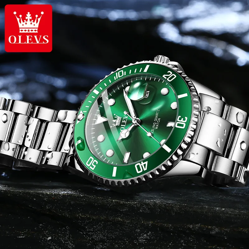 OLEVS Original Quartz Watch fo - Men'S Accessories Luxury Brands 评论和价格