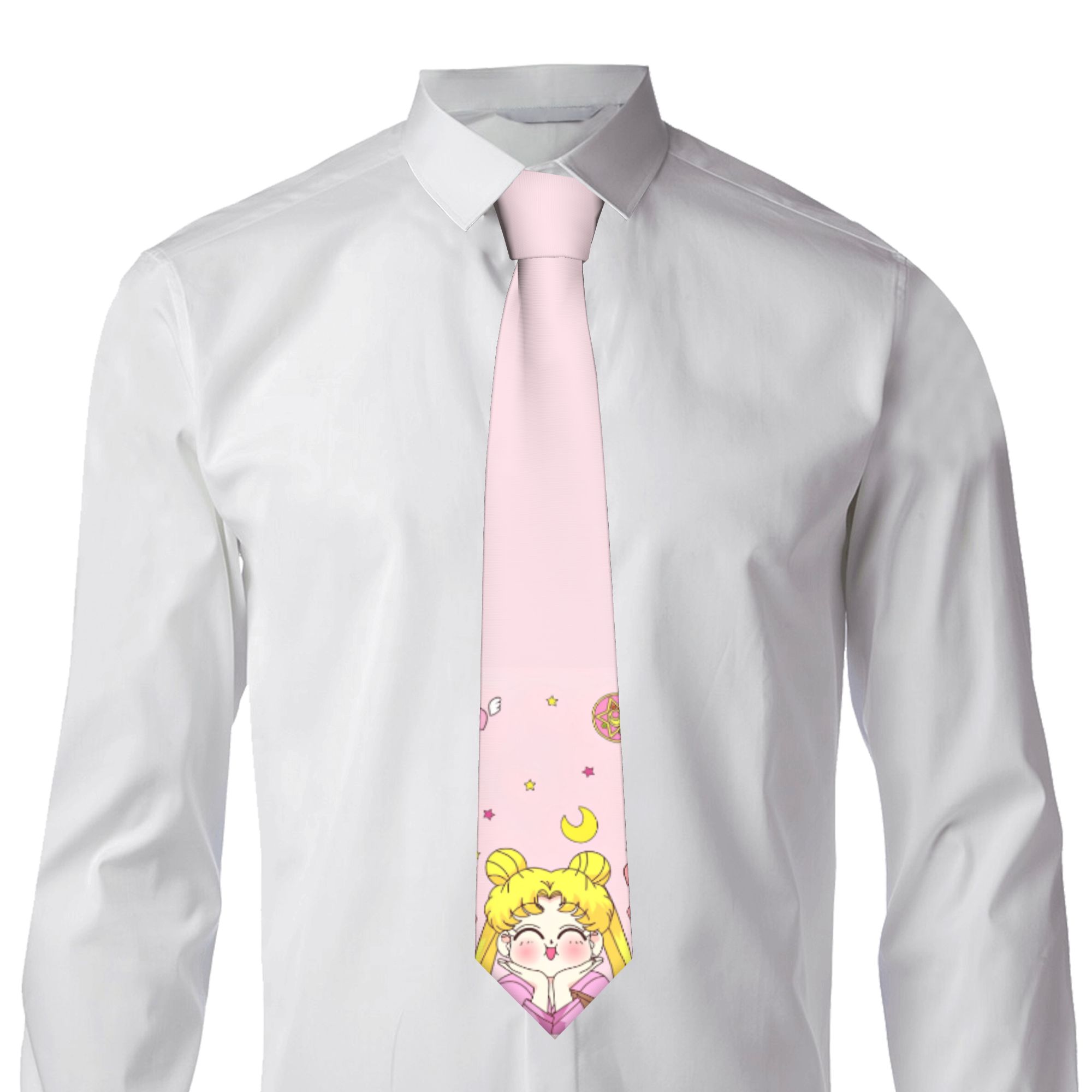 Mens Tie Cartoon Moons 3D Prin - Quality Men'S Accessories 评论和价格